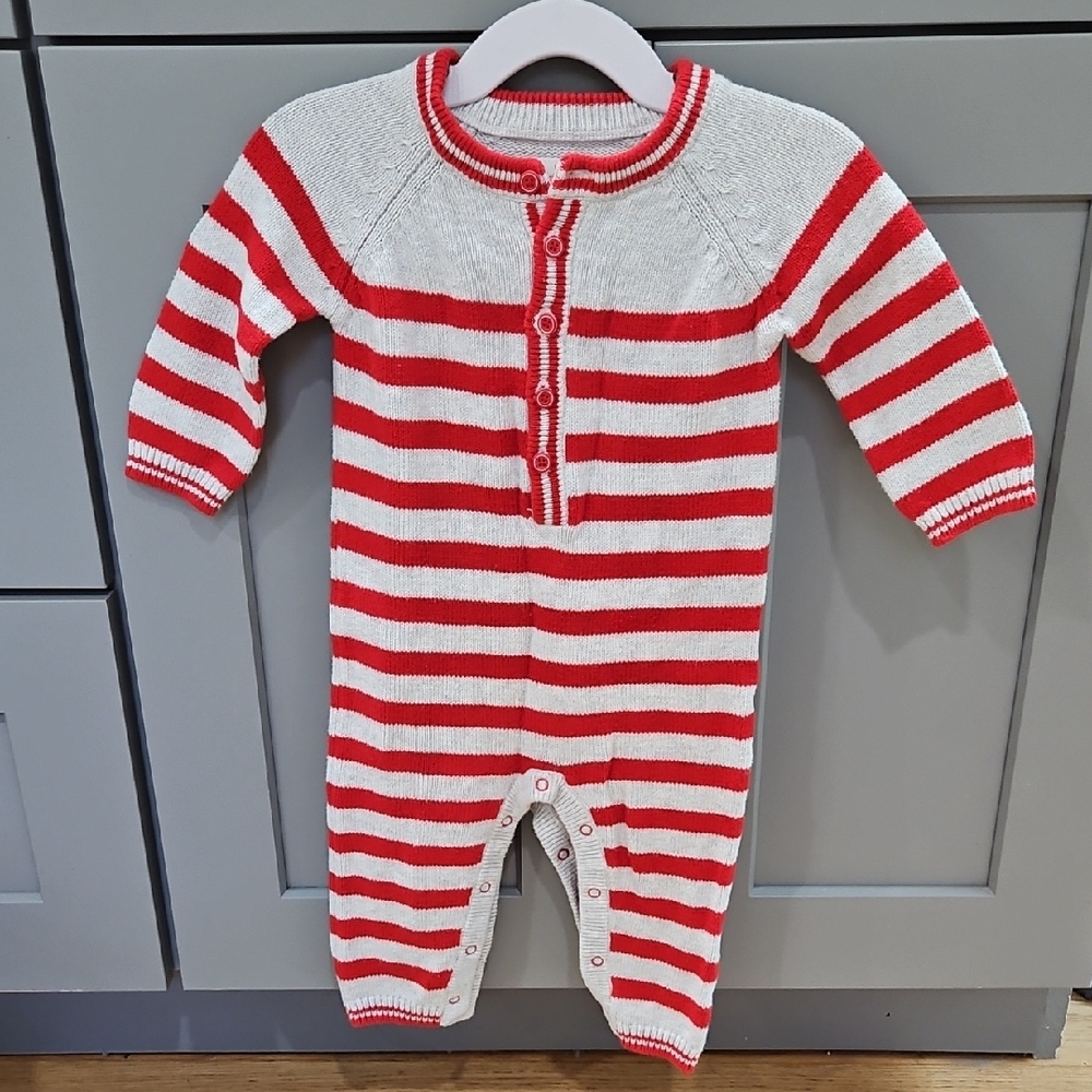 Like New Striped Sweater One Piece